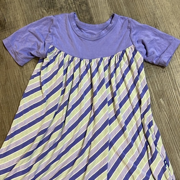 4 for $20 Kickee Pants print classic swing dress size 3T - Picture 2 of 6